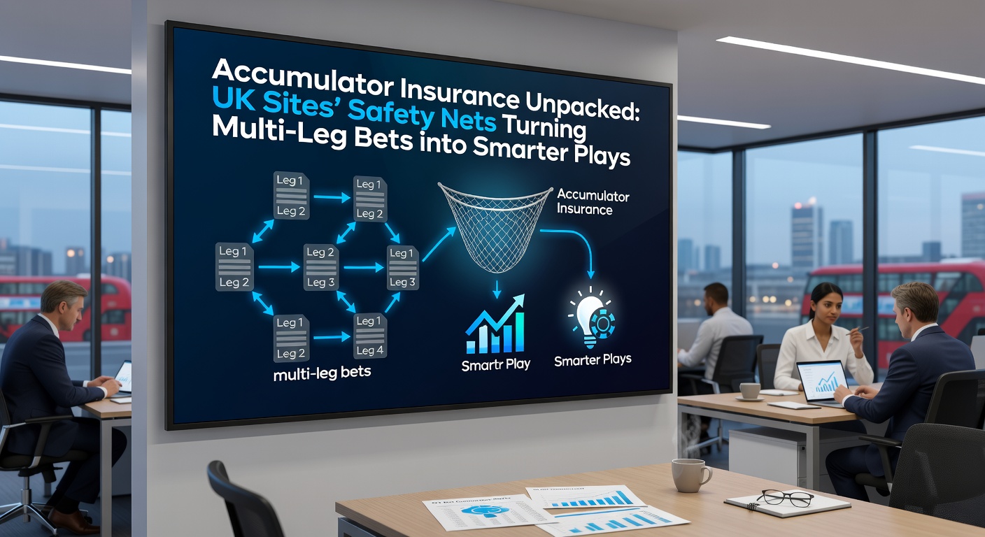Screenshot of a betting app displaying an insured accumulator slip with legs highlighted and refund terms visible