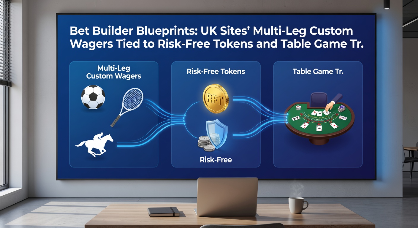 Screenshot of a risk-free token promotion linked to bet builder and table game trial on a UK bookmaker app