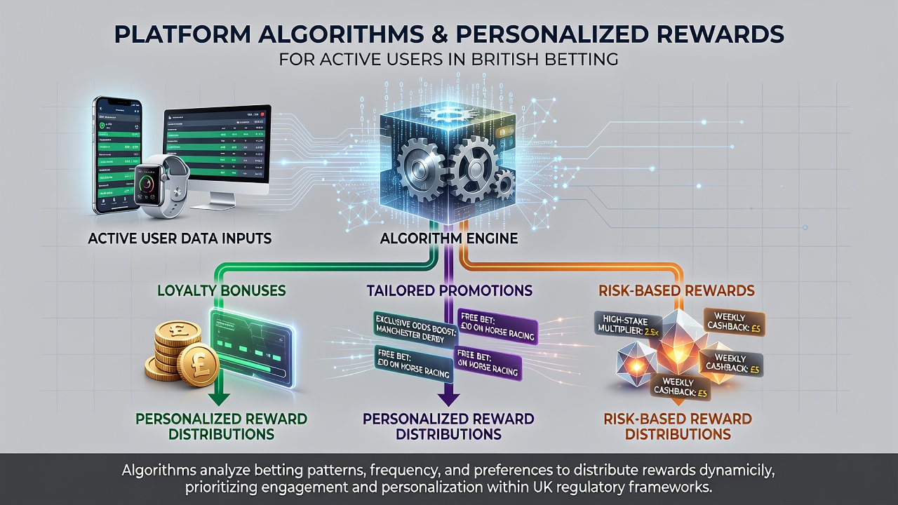 Visualization of user segmentation tiers and reward flow in betting platforms
