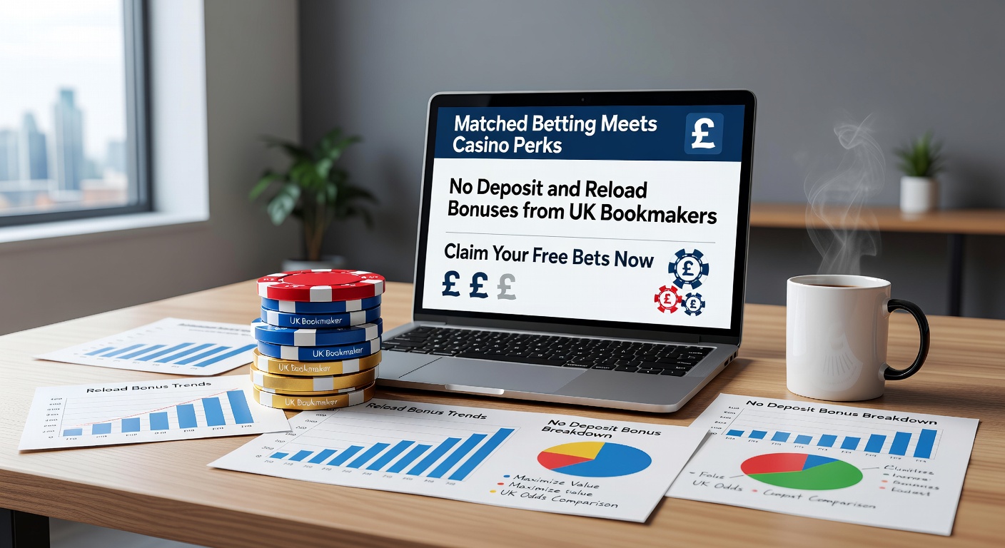 UK bookmaker interface showing matched betting options alongside casino no deposit bonus promotions