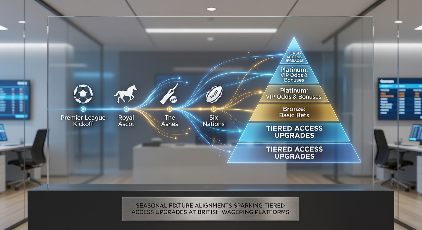 British wagering platforms displaying upgraded tier access interfaces during aligned football and cricket fixture periods