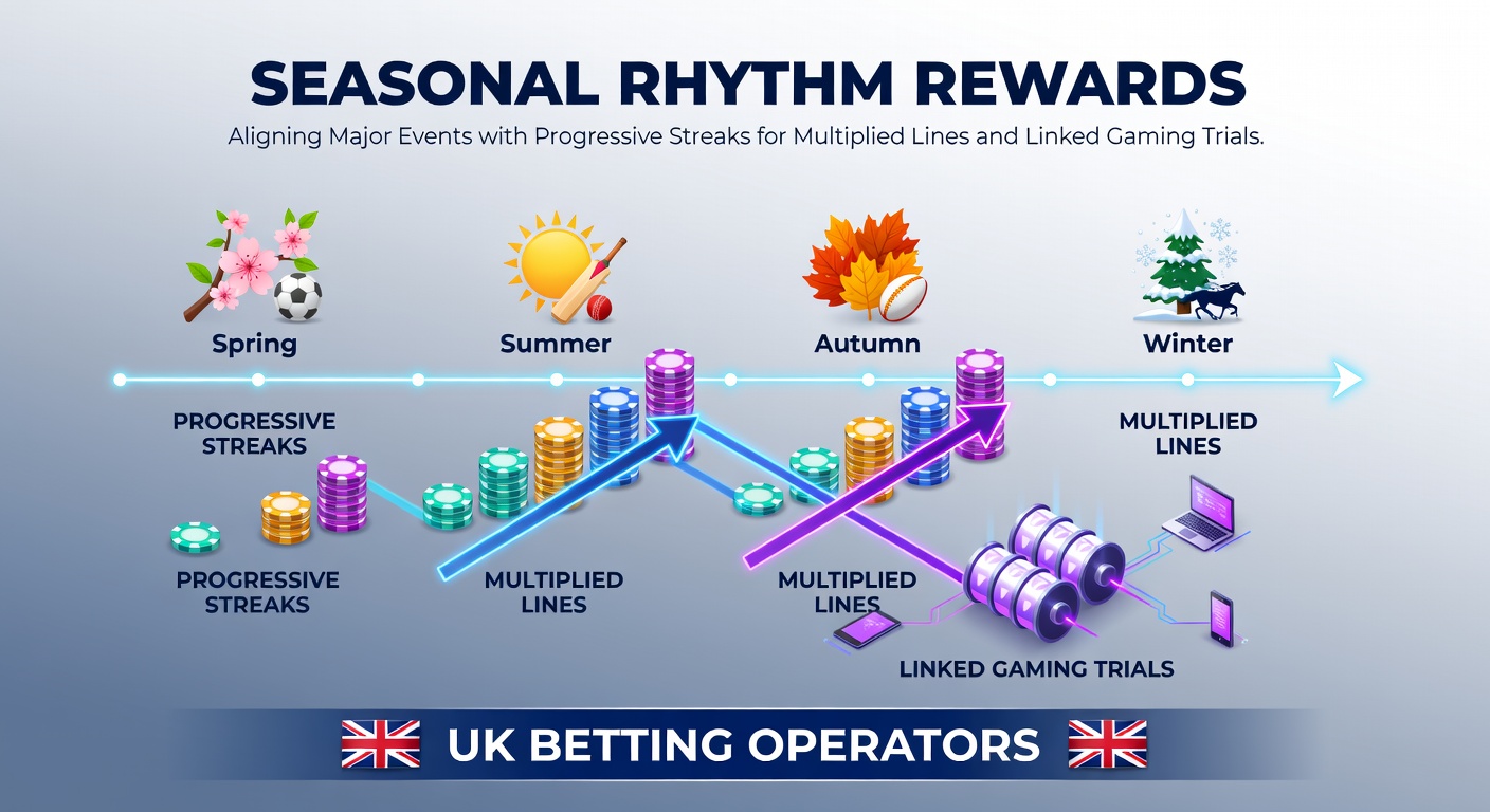 UK betting operators promoting seasonal rewards aligned with major sporting events and progressive streaks