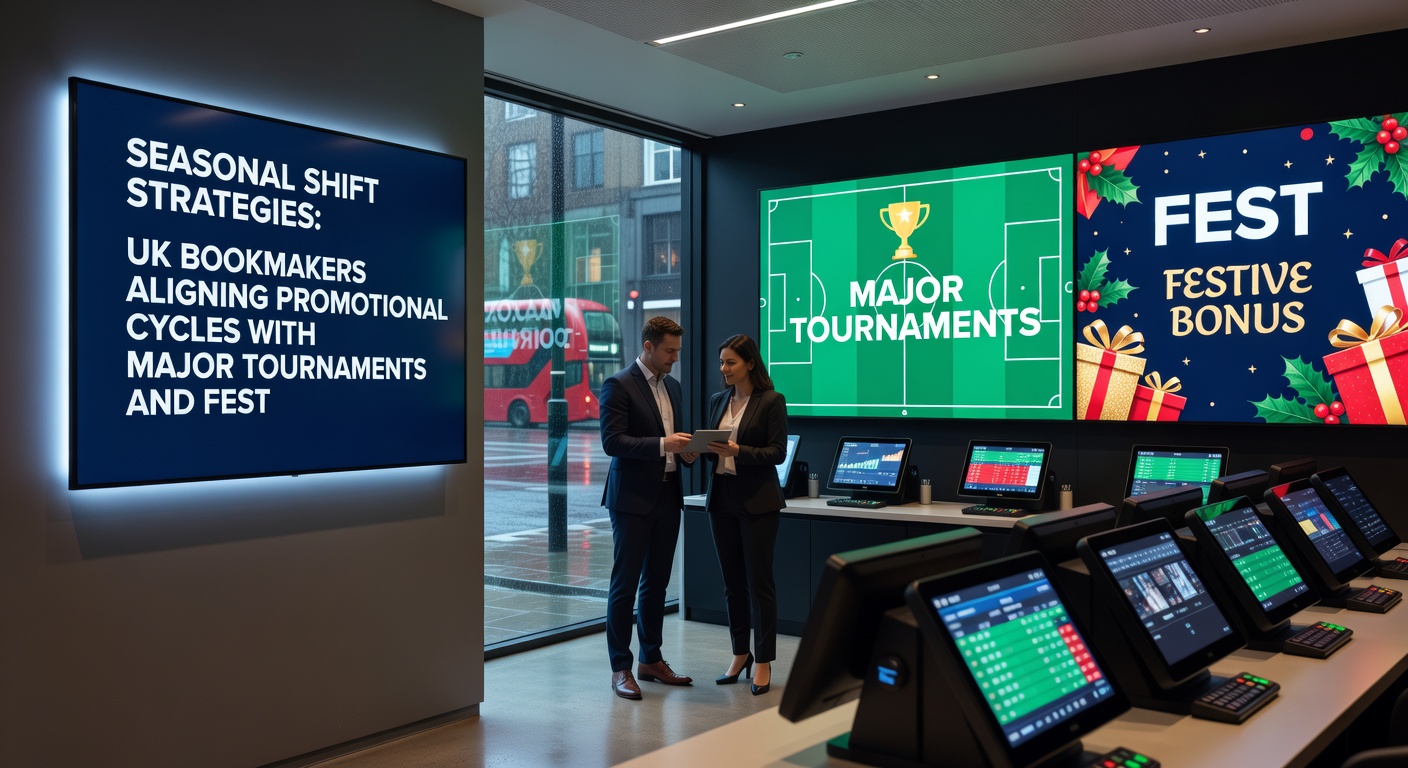 Promotional planning meetings at UK betting firms during tournament season