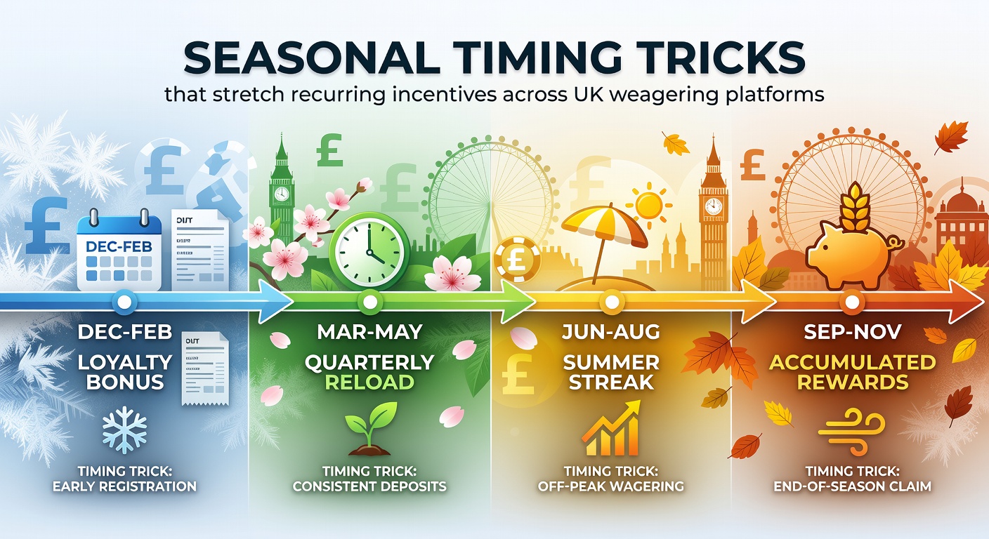 UK betting operators adjust recurring incentives around major sporting calendars and holiday periods to extend offer cycles