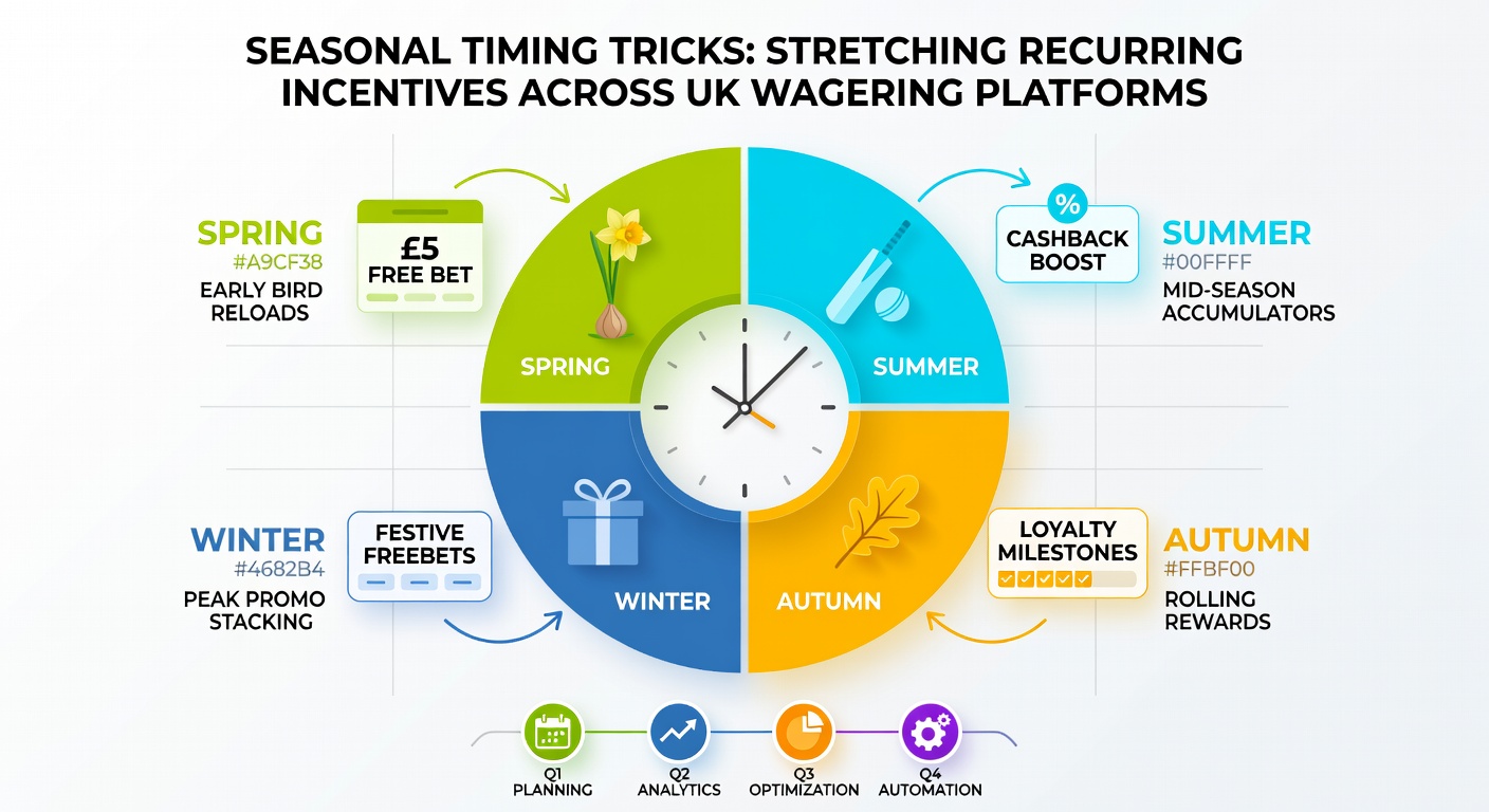 Seasonal promotion timelines showing how UK platforms overlap free bets and reload offers during major events